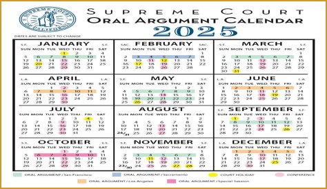Oral Argument Calendar - William K. Nakamura Courthouse, Seattle Washington